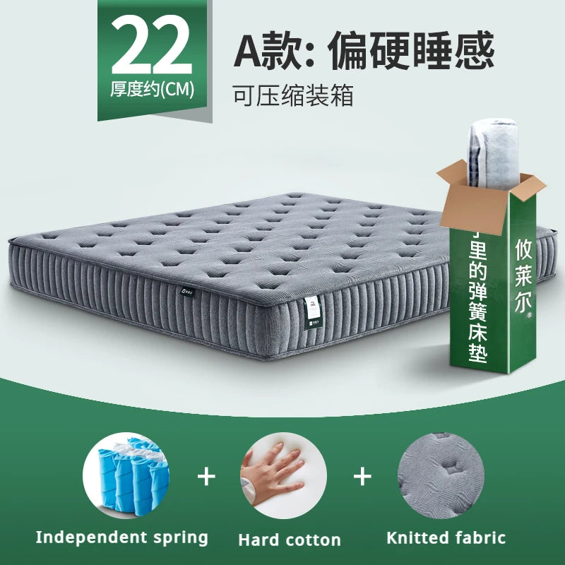 King Comfortable Mattresses High Quality Firm Queen Bedroom Mattresses Spring Twin Colchones Matrimoniales Furniture For Bedroom