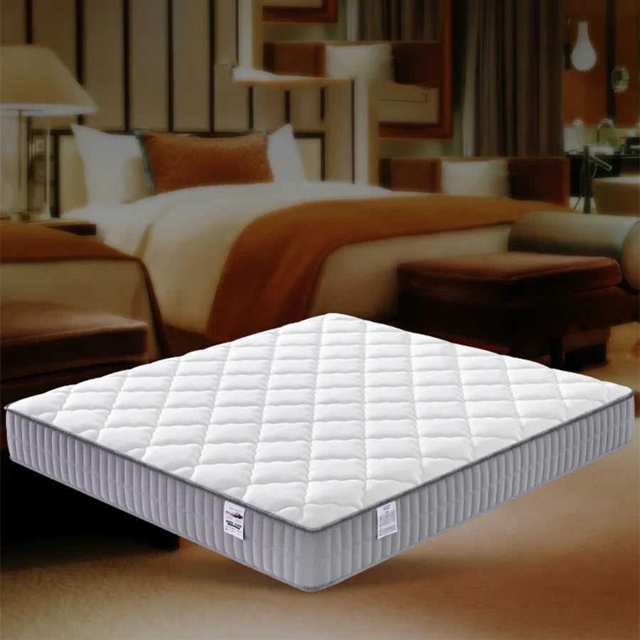 King Size Mattress Hotel Guest Double Bed Size Elastic Spring Holder Non Slip Zipper Mattress Support Materac Bedroom Furniture