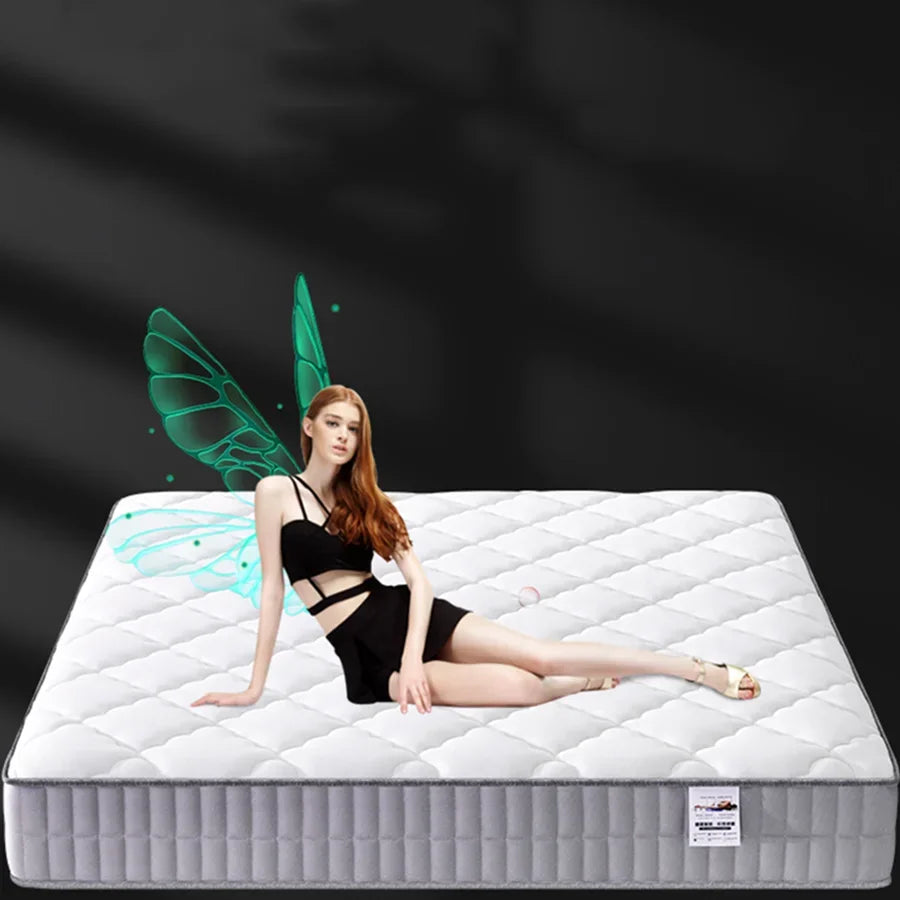 King Size Mattress Hotel Guest Double Bed Size Elastic Spring Holder Non Slip Zipper Mattress Support Materac Bedroom Furniture