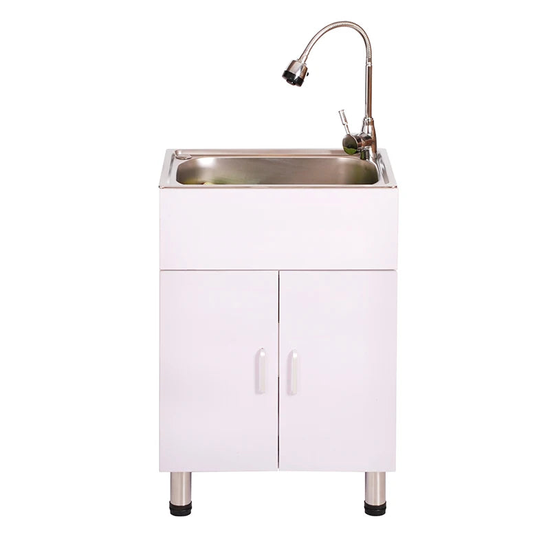 Kitchen washing cabinet, balcony, bathroom cabinet, floor type kitchen sink cabinet, vegetable washing cabinet, combined