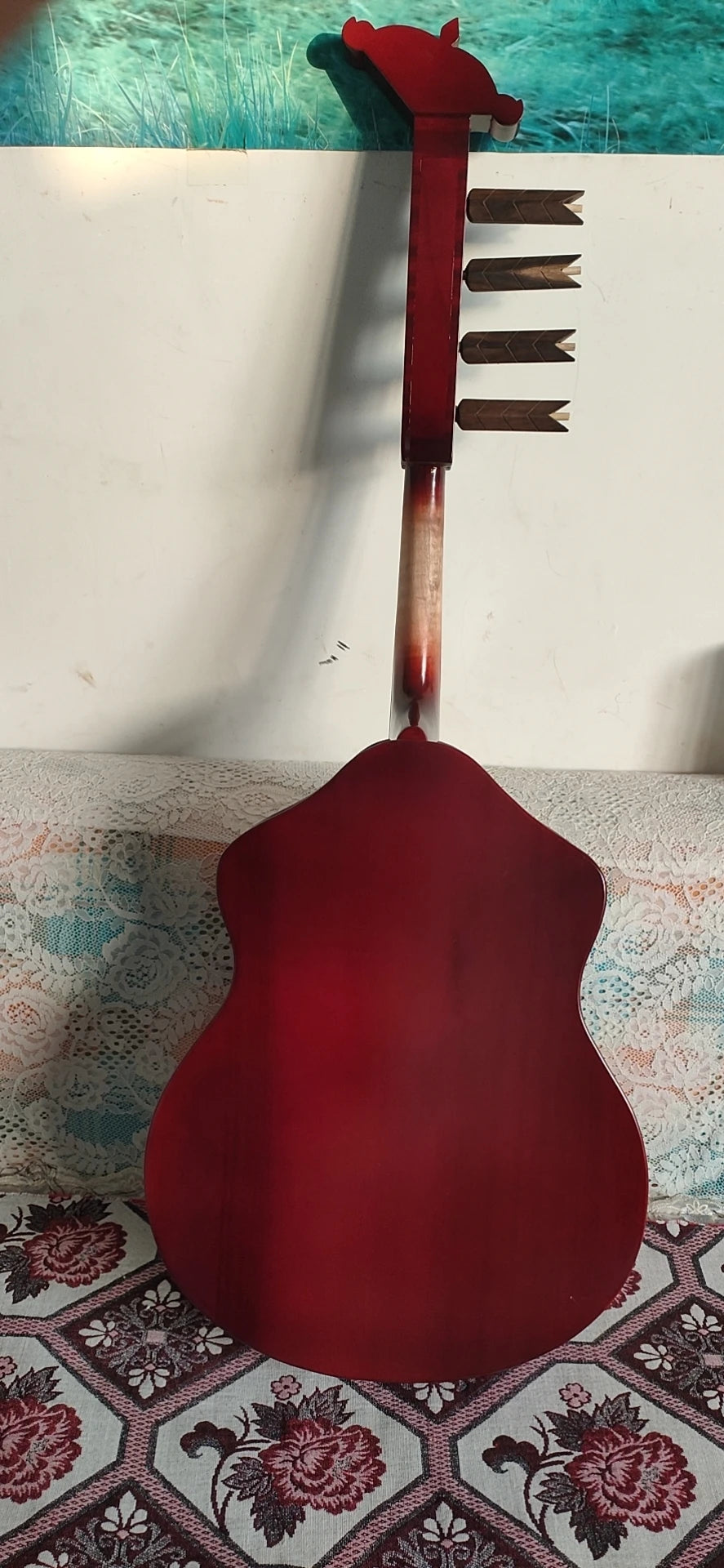 Komuz Mongolian national plucked stringed instrument