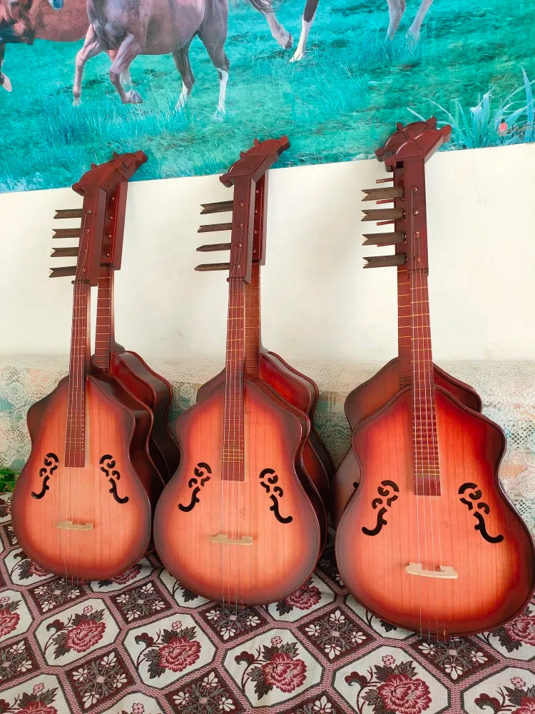 Komuz Mongolian national plucked stringed instrument