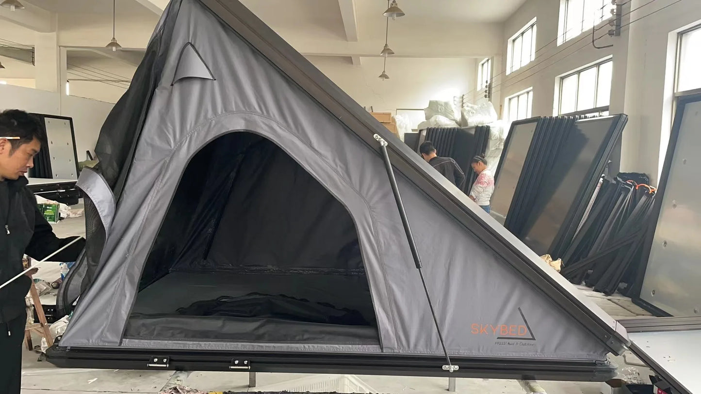 L 4 Person 4x4 Free Annex Suv Car Auto Outdoor Camping Aluminum Hard Shell Roof Top RooftopTent with Annex Tent Camping Outdoor