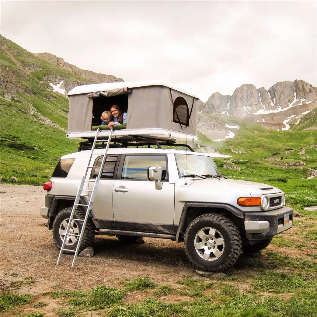 L Off Road 4x4 SUV Universal High Quality Hard Alloy Camping tent Car Roof Top Tent For 1-2 Person