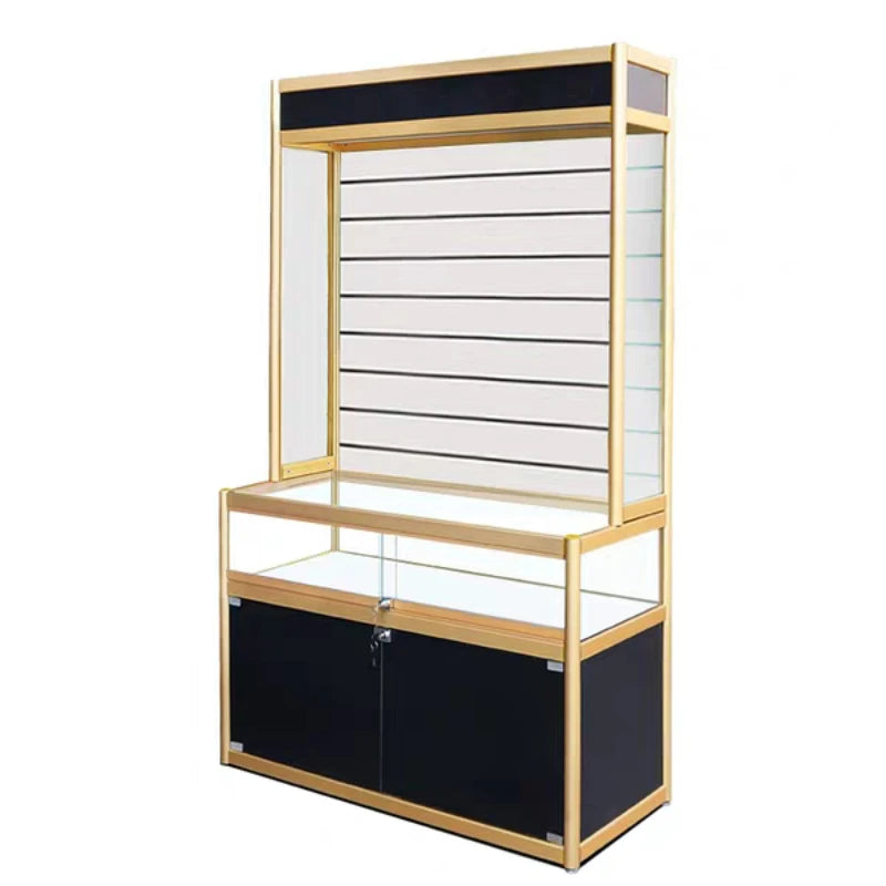 L-shaped boutique display cabinet, display cabinet for medical supplies, display cabinet for handicrafts, display cabinet for gl