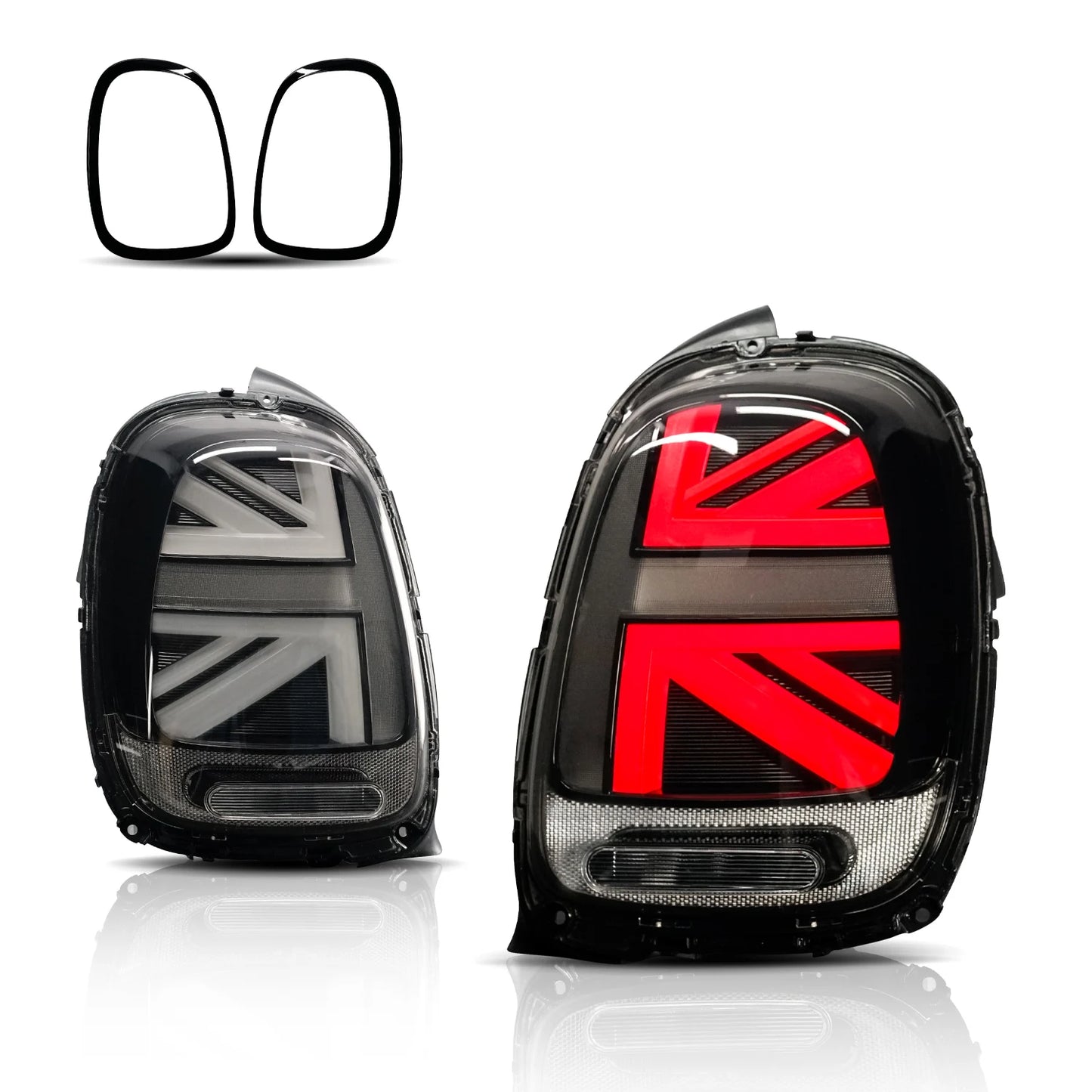 LED-Rücklichter für MINI Cooper F55 F56 F57 Union Jack Rücklichter Baugruppe 2014-UP für John Cooper arbeitet für  MINI Rück