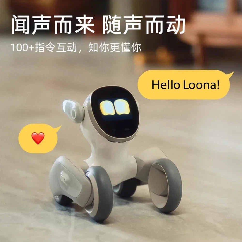LOONA Smart Robot Dog Intelligent Emopet Robots Accompany Voice Machine Compatible Game Monitor Electronic Toy For Children Gift