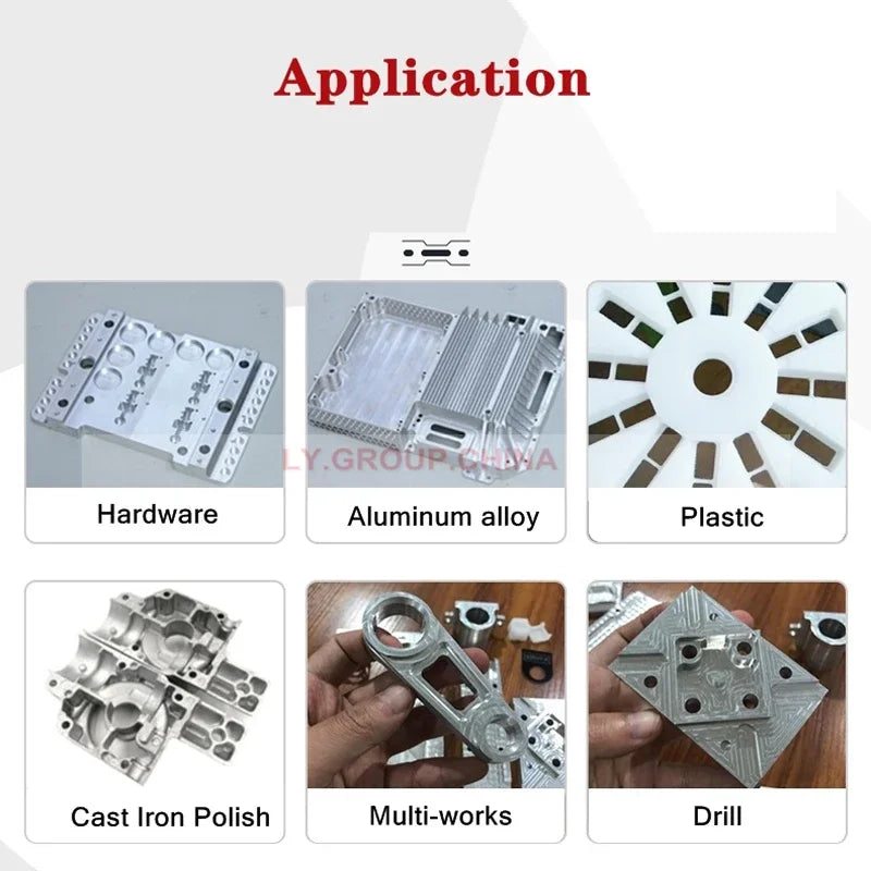 LY6040-ATC CNC Router Engraving Carving Machine Automatic Tip Change Tool Magazine 5PCS 2.2KW Full Square Track Spindle