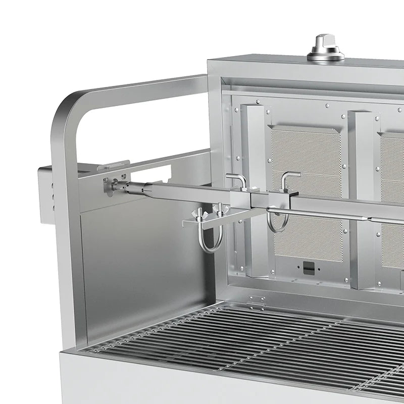Large Commercial Stainless Steel Spit Roaster Pig Roaster Infrared Charcoal Barbecue Grill
