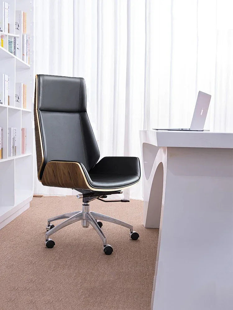 Leather Armchair Office Chairs Comfy Floor Siege Armrest Gaming Office Chairs Rolling Accent Sillas De Oficina Rome Furniture