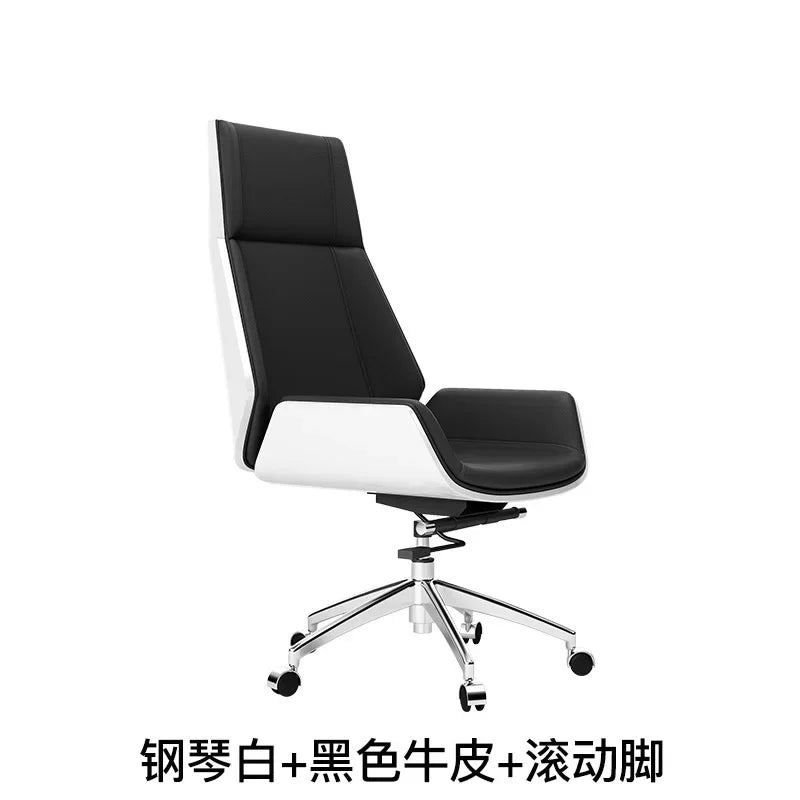 Leather Armchair Office Chairs Comfy Floor Siege Armrest Gaming Office Chairs Rolling Accent Sillas De Oficina Rome Furniture