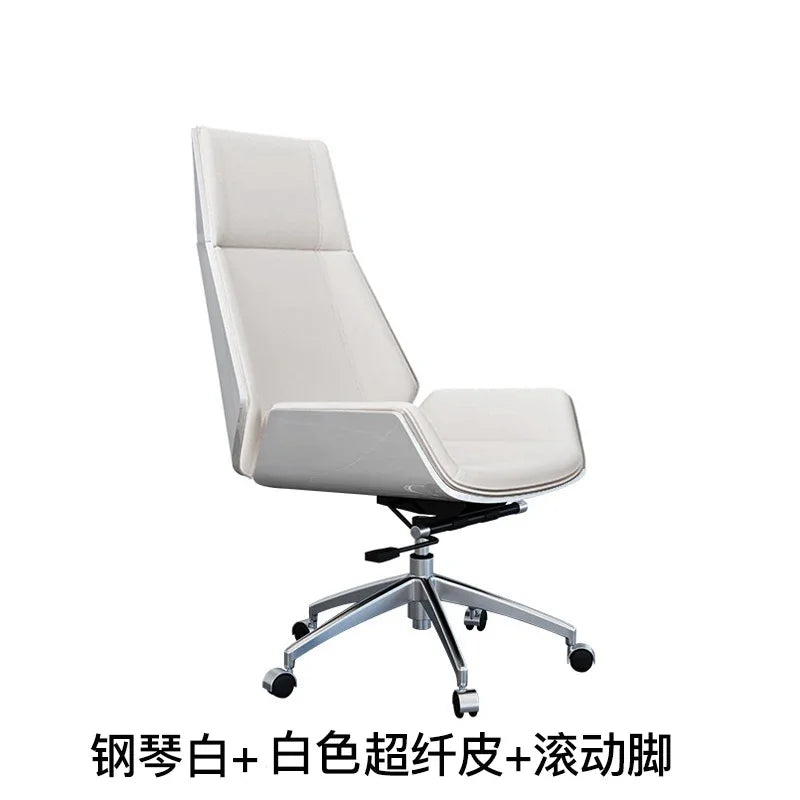 Leather Armchair Office Chairs Comfy Floor Siege Armrest Gaming Office Chairs Rolling Accent Sillas De Oficina Rome Furniture