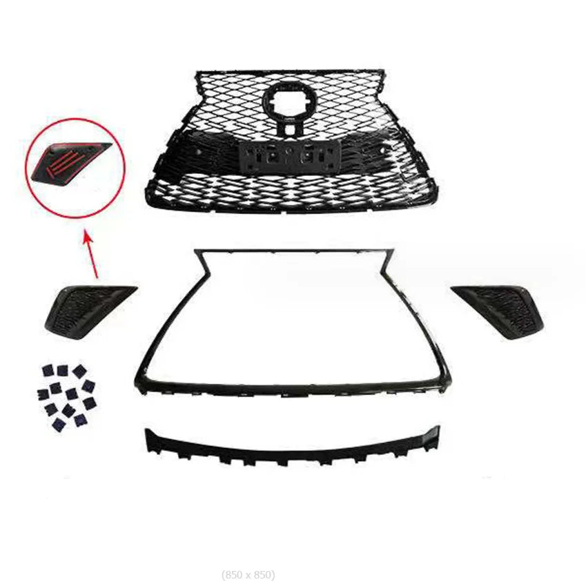 Lexus NX 300h Zubehör F Sport Front stoßstange mit Kühlergrill Für 2015-2017 Lexus NX200 NX200t 300h Upgrade NX Body Kit