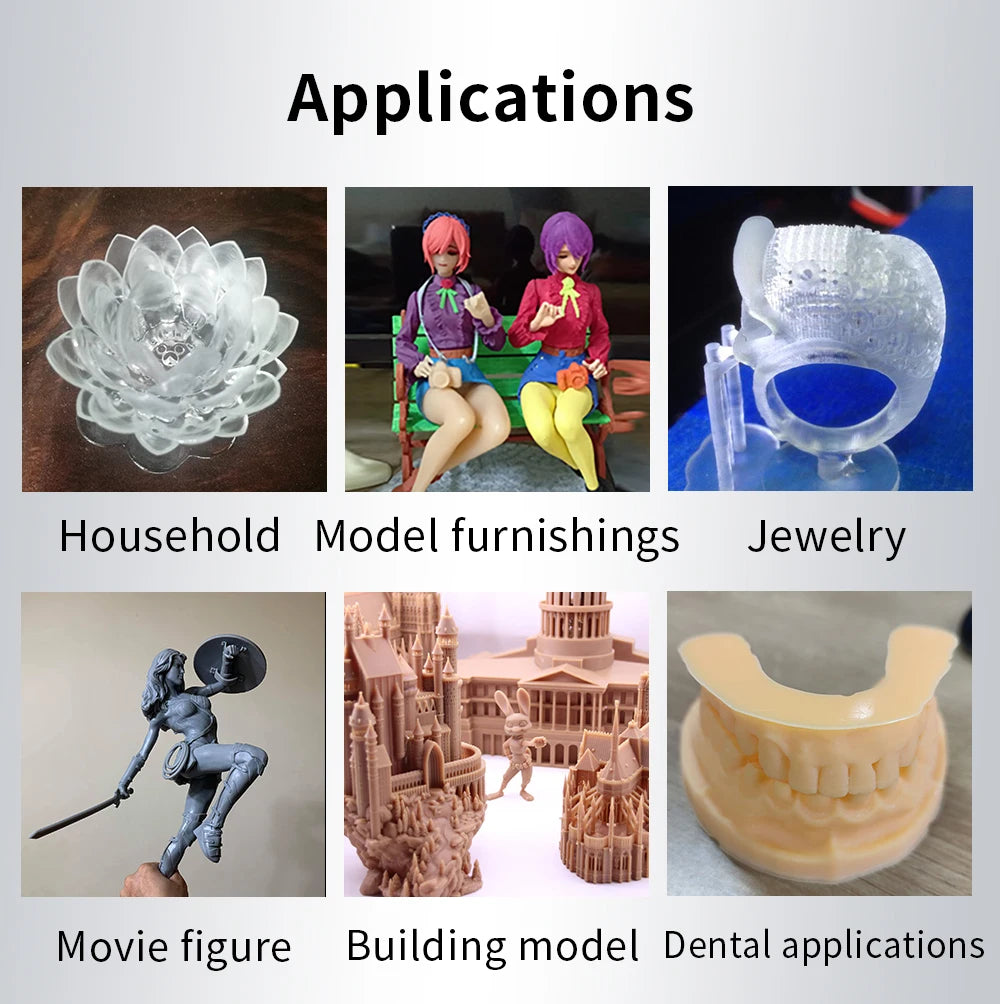 Light-Curing 3d Printer 2k/4k Screen Desktop High-Precision Industrial-Grade Household Lcd Photosensitive Resin 3d Printer