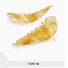 Light luxury crystal glass custom chandelier personality wing lamp Fashion living room Dining room Villa cable lighting