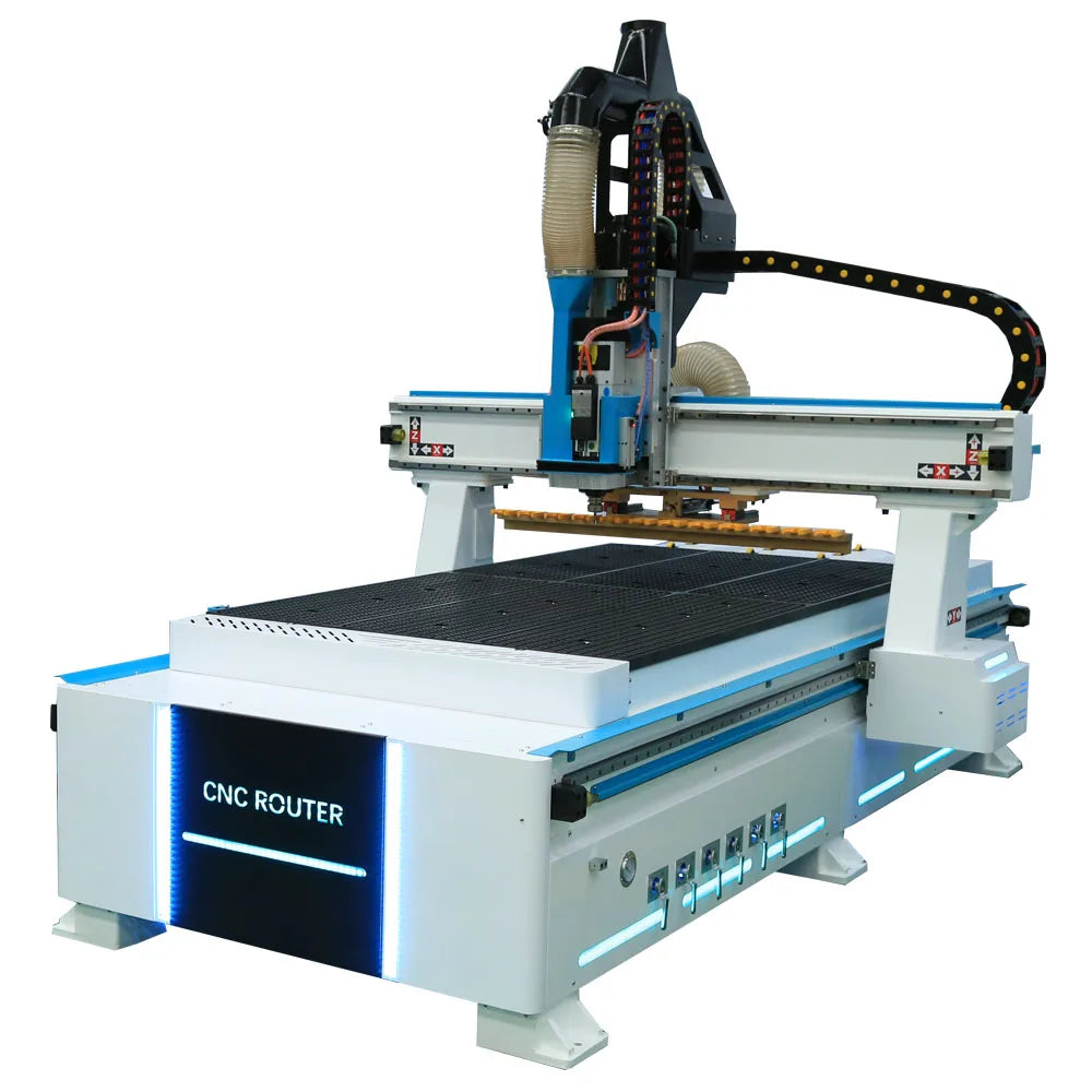 Linear style auto tool changer 1325 ncstudio cnc wood machine/ATC 1325 cnc 3d wood milling cutter for furniture door