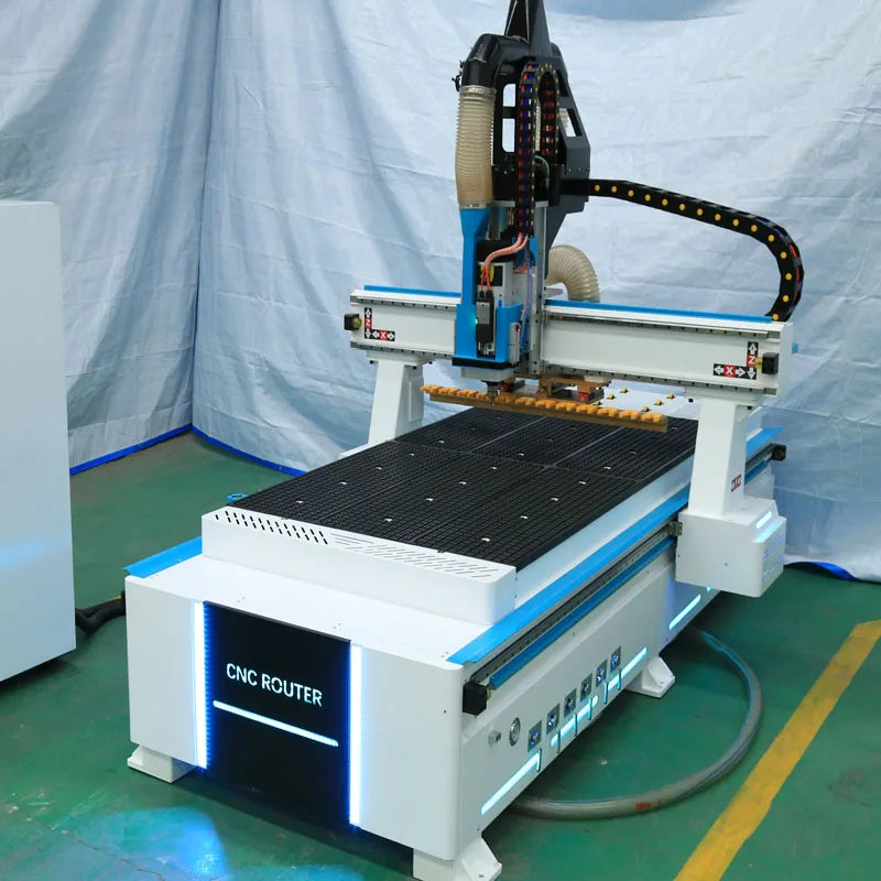 Linear style auto tool changer 1325 ncstudio cnc wood machine/ATC 1325 cnc 3d wood milling cutter for furniture door