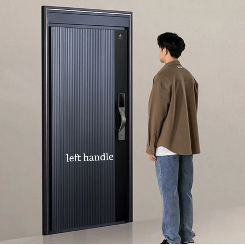 Lockin max lock in palm vein 3D facial recognition visual camera large screen smart intelligent electronic fingerprint door lock