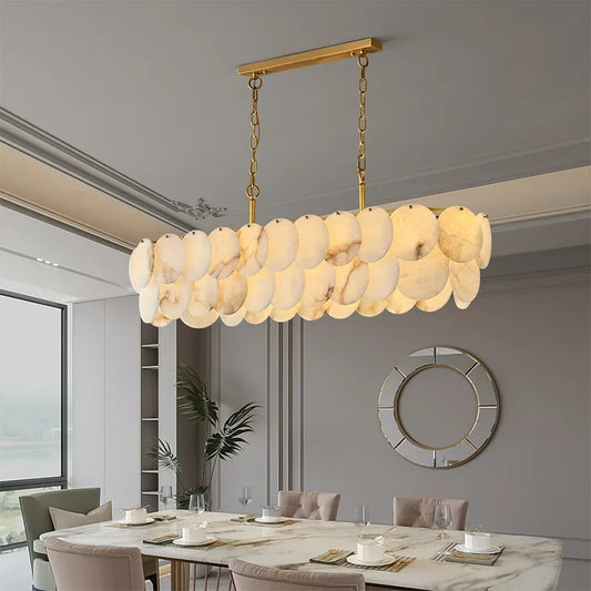 Luxury Marble Design Top Quality LED Chandelier Lighting Lustre Suspension Luminaire Lampen For Dinning Room Kitchen Island