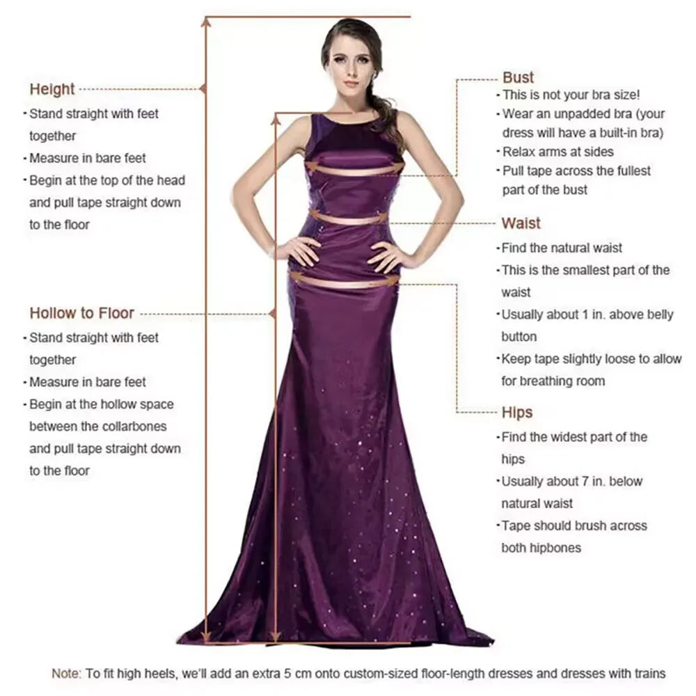 Luxury Mermaid Evening Dresses For Women Crystal Tassel Sexy Banquet Gowns Custom Made Robe De Soirée