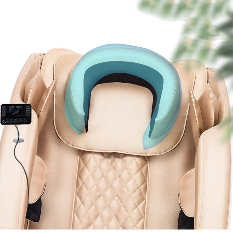 Luxury Smart massage chair U-shaped headrest chair Large LCD screen herbal compress Airbag Massage electric recliner Sofa