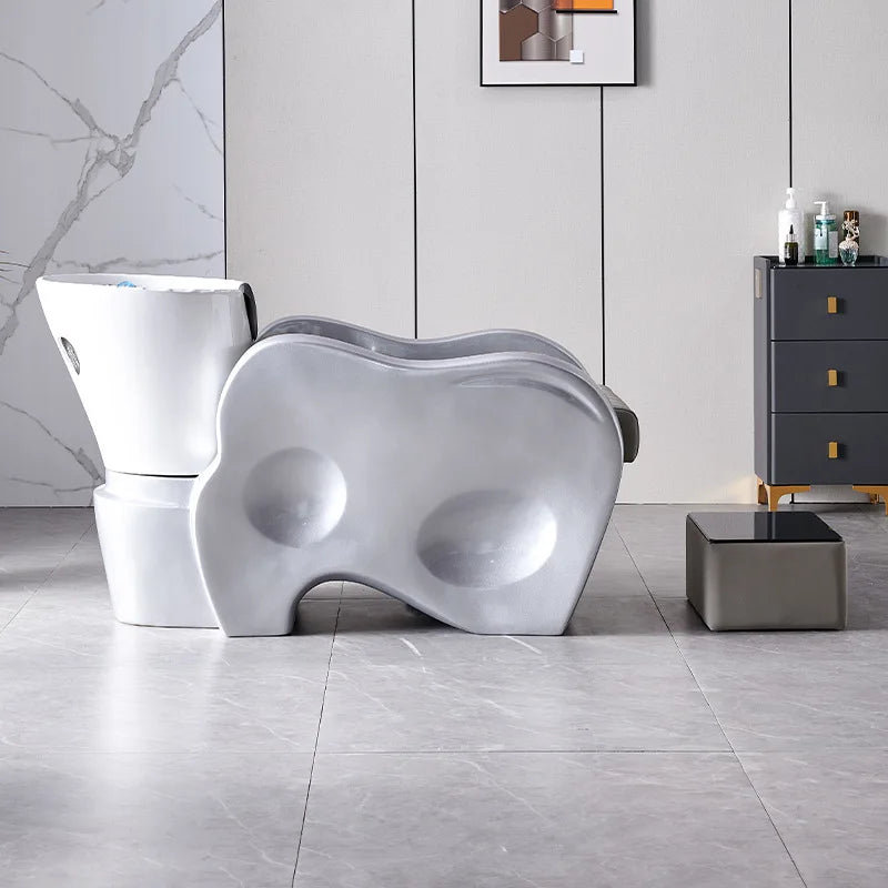 Lying down shampoo bed, hair salon store specific flushing bed, massage bed, hair salon, ceramic basin shampoo bed