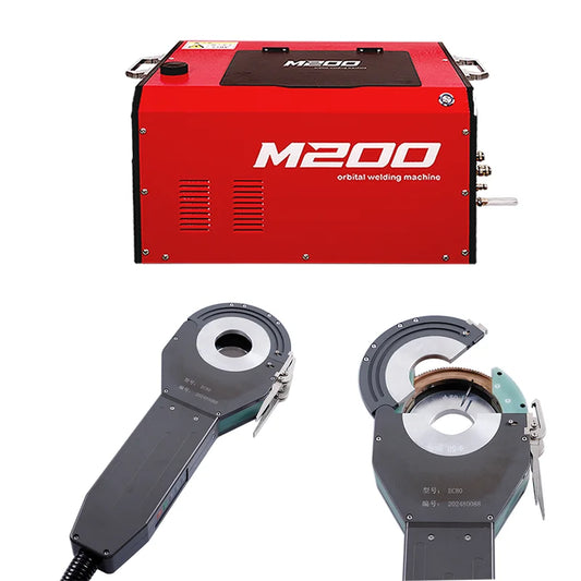 M200 orbital welding equipments is suitable for sanitary pipe,EP pipe,BA pipe, micro-fittings, food , medicine ,semiconductor