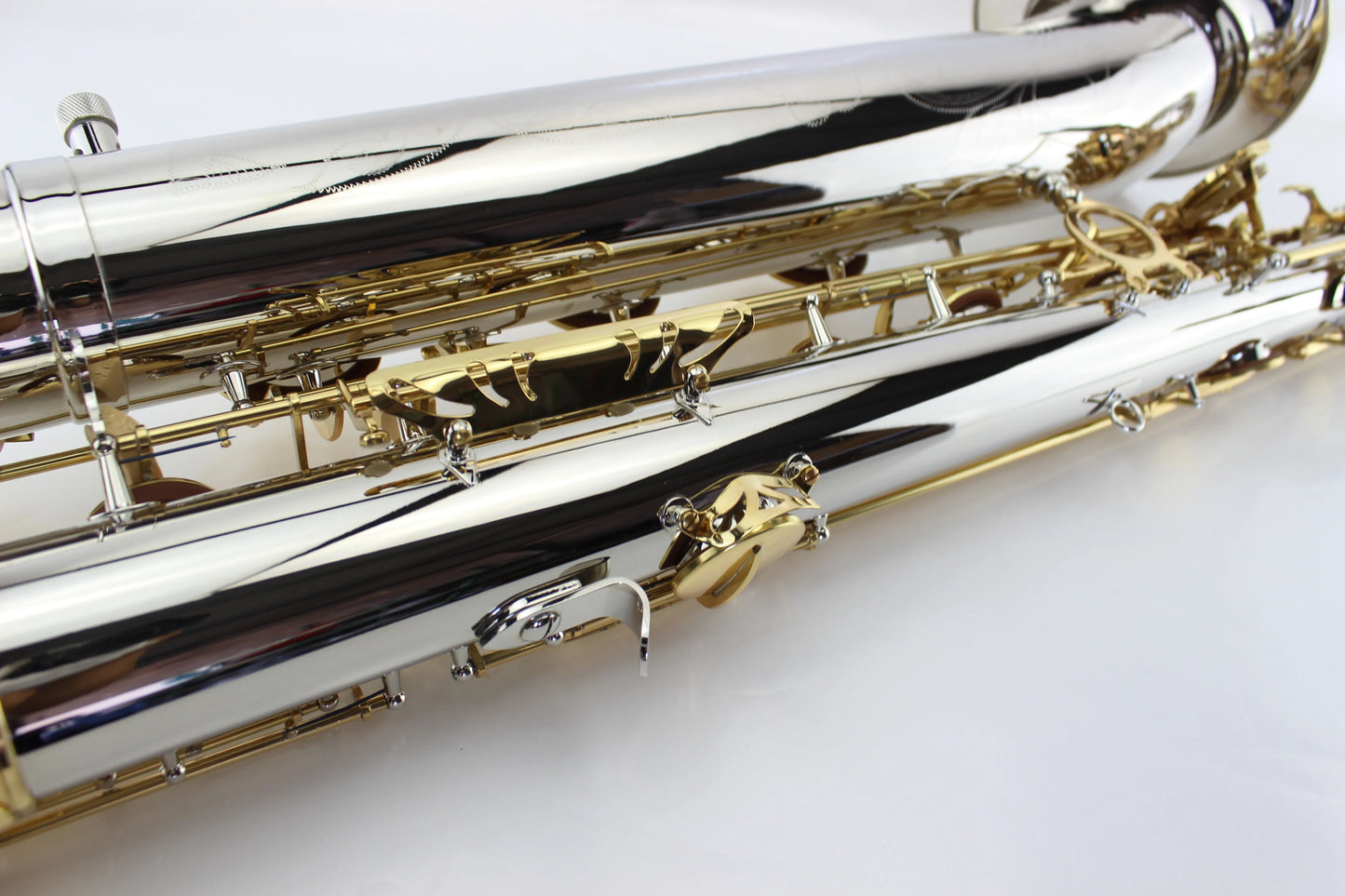 MARGEWATE Eb Baritone Saxophone Brass Nicke Silver Gold Key Bari Sax New Arrival Musical Instrument with Mouthpiece Case