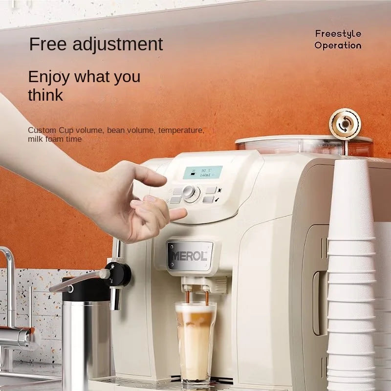 ME-715 One-button Fancy Coffee Machine Home Fully Automatic Italian Commercial Office Smart Coffee Machine