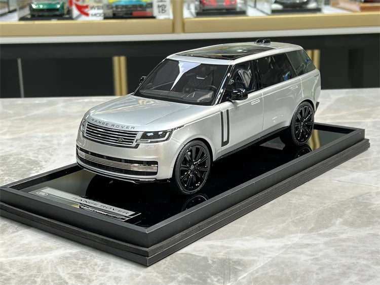 MH 1:18 For Range Rover Autobiography Extended 2023 SUV Simulation Limited Edition Resin Metal Static Car Model Toy Gift