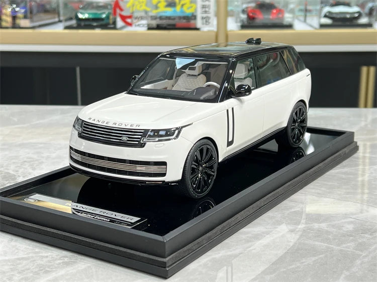 MH 1:18 For Range Rover Autobiography Extended 2023 SUV Simulation Limited Edition Resin Metal Static Car Model Toy Gift