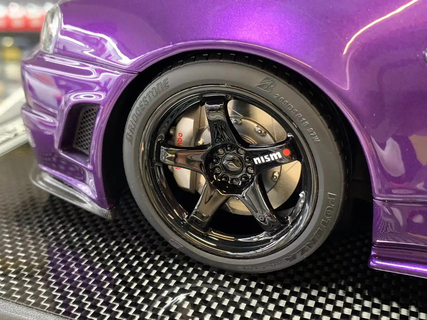 MH Motorhelix 1:12 GTR R34 Z-tune JDM Limited to 50 Pieces Simulation Resin Static Car Model Toys Gift