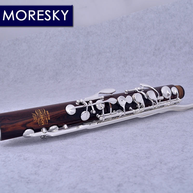MORESKY Bass Clarinet Low-C Bb/Sib Professional Cocobolo Wood BCL-288