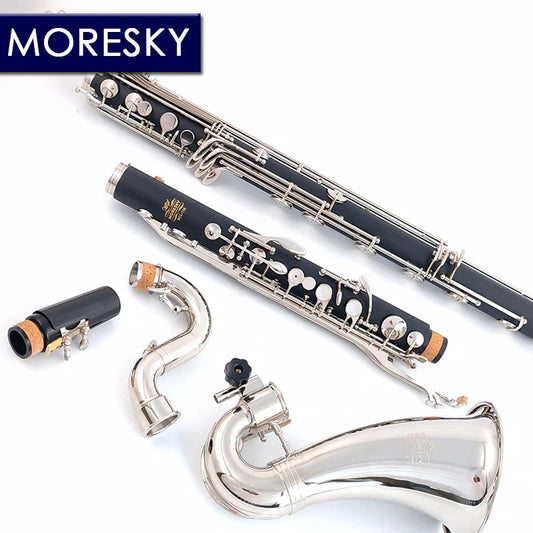 MMOOKA MORESKY Bass Clarinet Professional  Clarinet Low-C/LOWE Bb/Sib