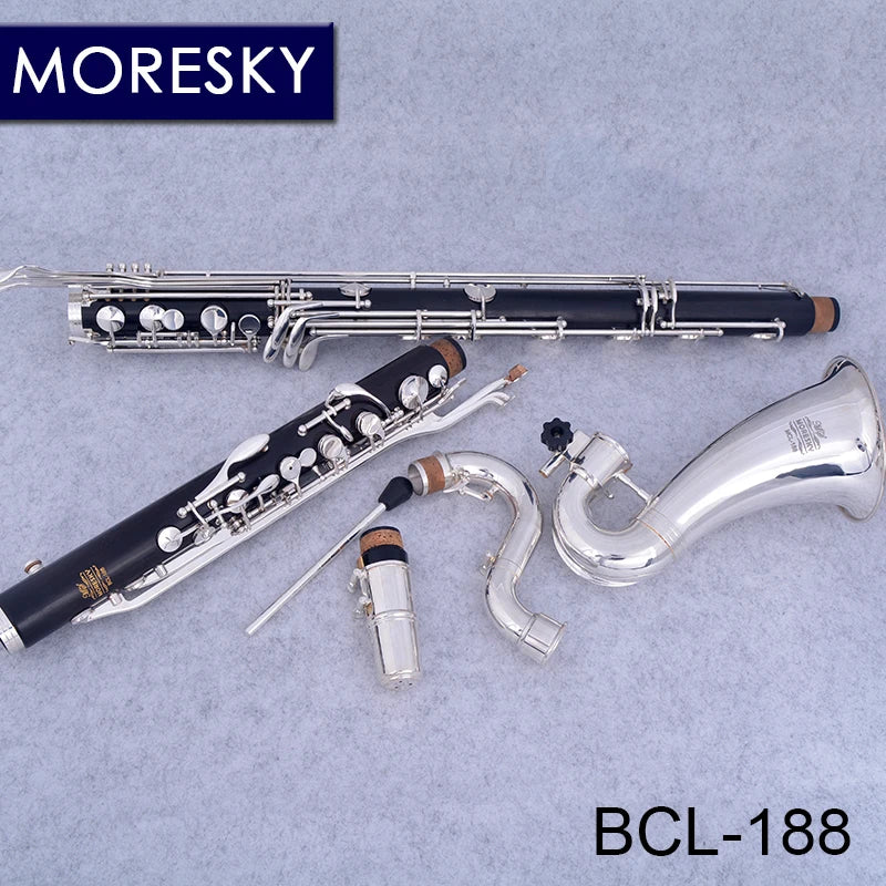 MMOOKA MORESKY Bass Clarinet Professional  Clarinet Low-C/LOWE Bb/Sib