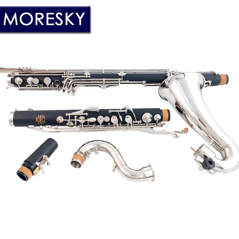 MMOOKA MORESKY Bass Clarinet Professional  Clarinet Low-C/LOWE Bb/Sib