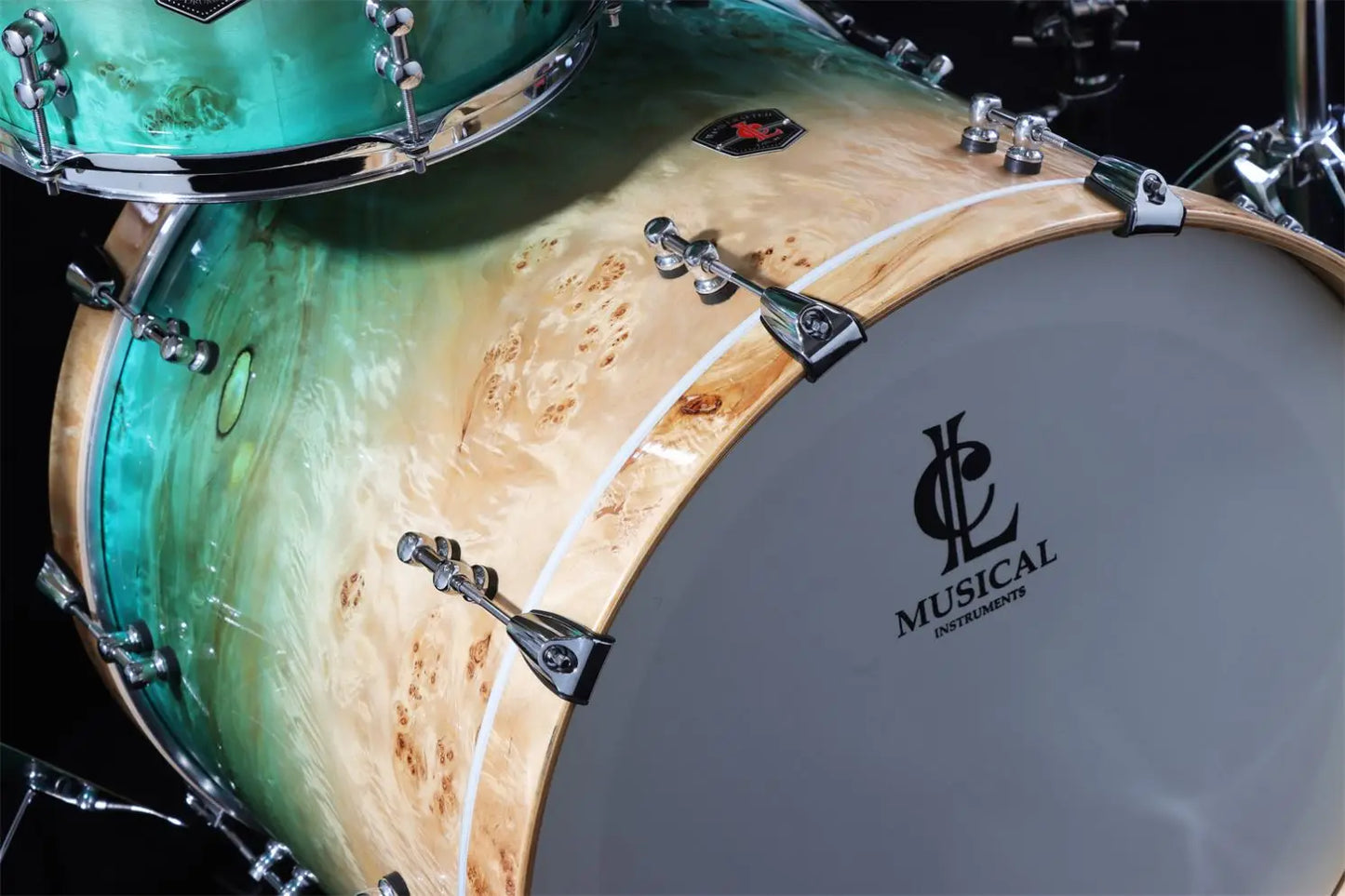 MMOOKA Made in China percussion instruments 5 drums 2/3/4 cymbals drum set beginner of practical drum kit