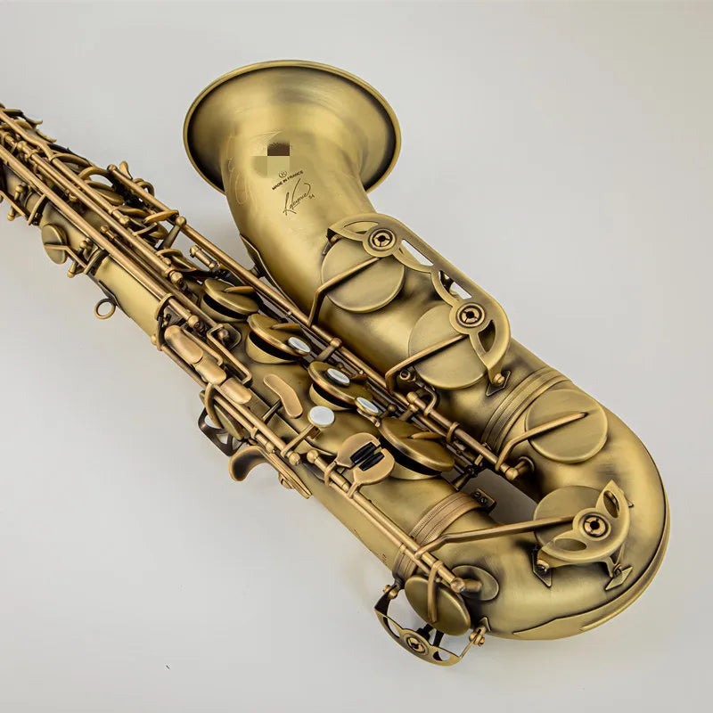 MMOOKA Made in France STS-54 Bb professional tenor saxophone retro antique copper Tenor sax jazz instrument