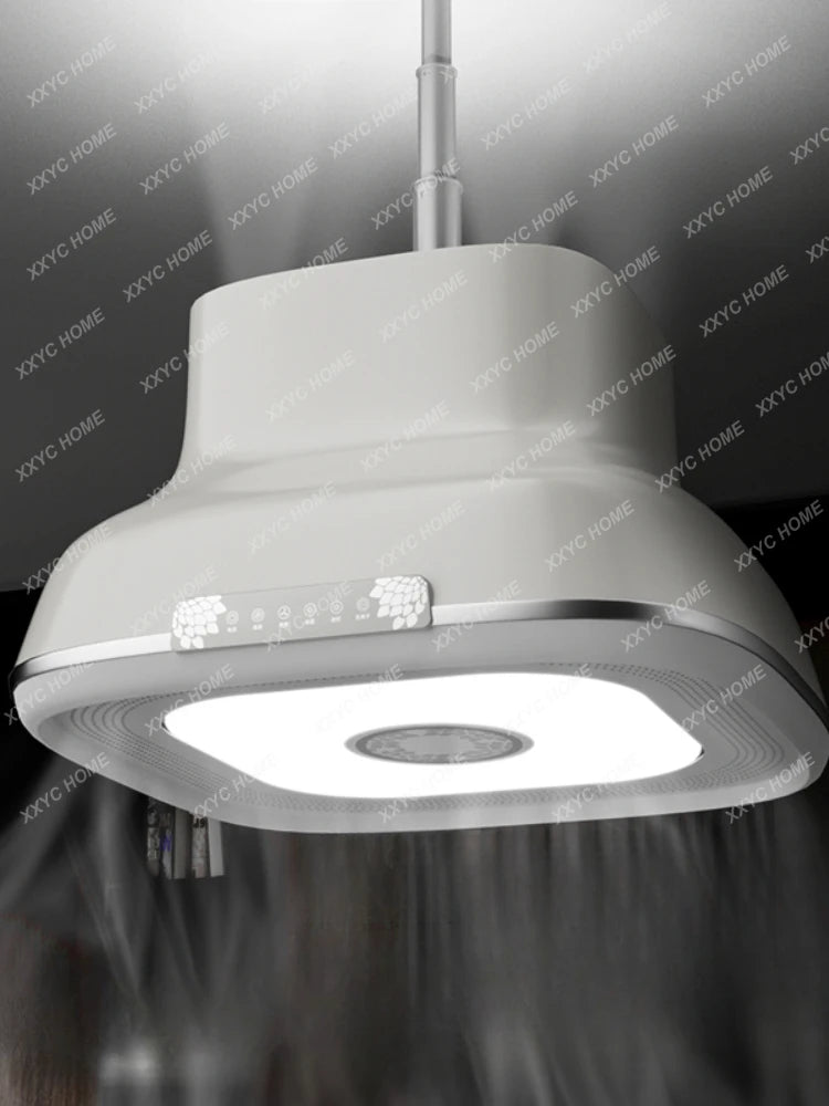 Mahjong Machine Smoke Exhaust Lamp Air Purifier Chess Room Smoke Exhaust Lamp Lifting Chandelier High-End Smoke Exhaust Lamp