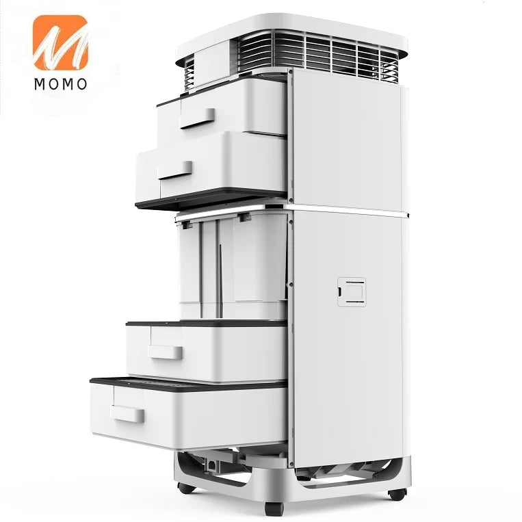 Manufacturer direct sell A9 home use large area high end  filter with humidifier function room led air purifier