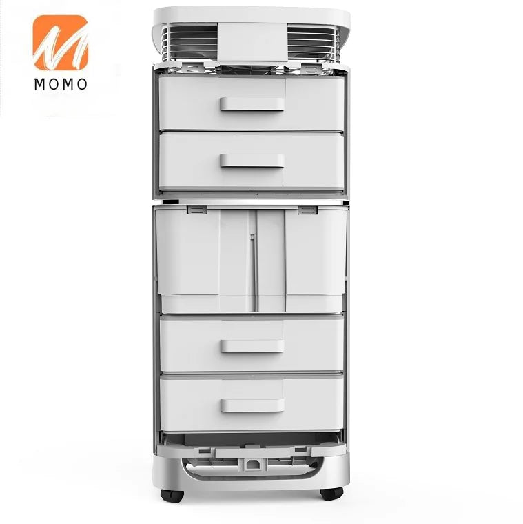 Manufacturer direct sell A9 home use large area high end  filter with humidifier function room led air purifier