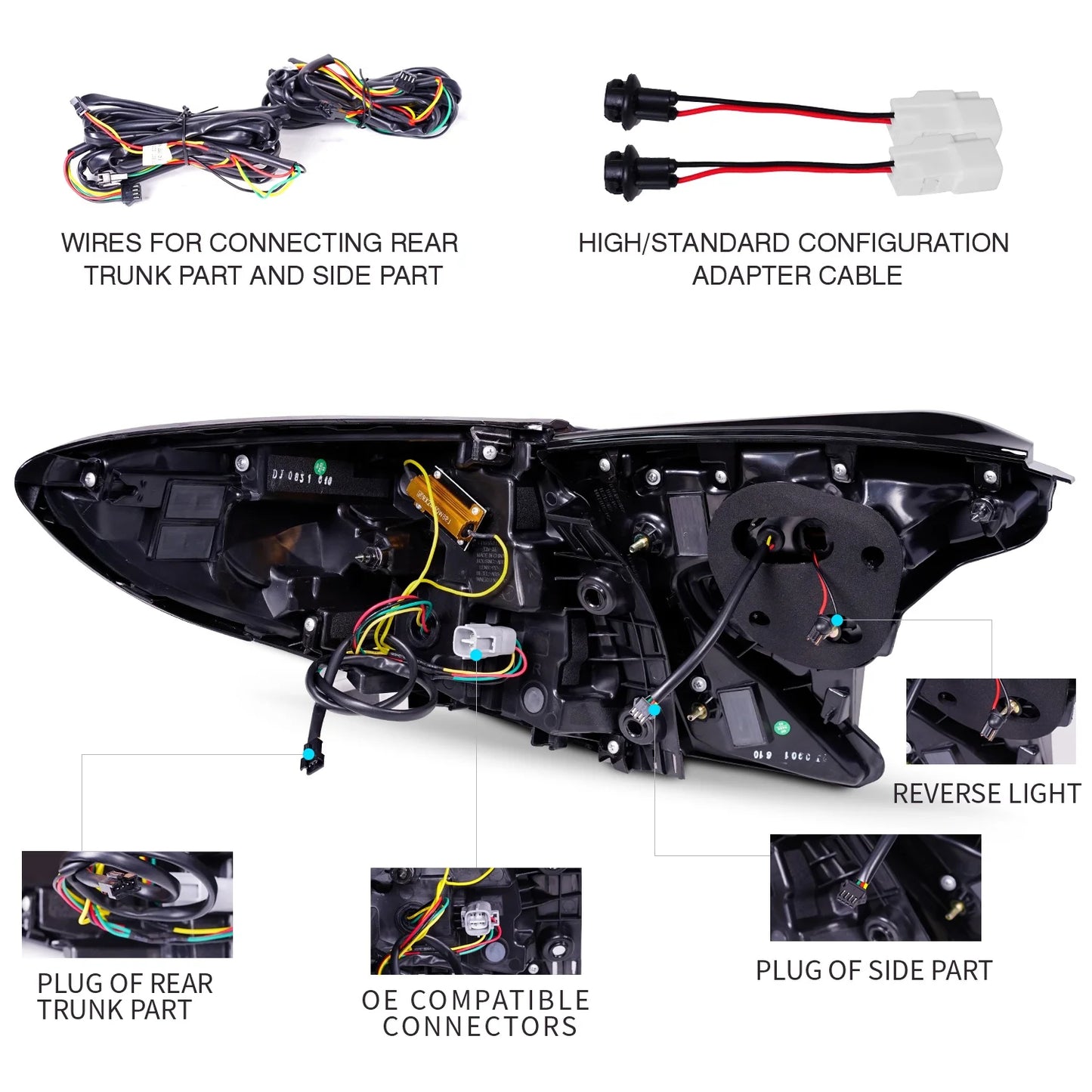 Manufacturer großhandel For  C-HR CHR 2017-2020 Tail Lights Tail Lights Fog lampe Rear Lamp DRL + Brake + Park + Signal li