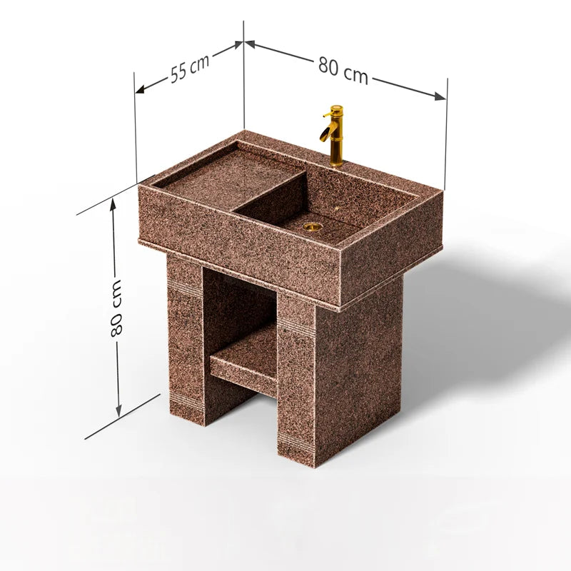 Marble laundry pool with washboard and basin integrated outdoor courtyard indoor laundry pool stone wash basin sink