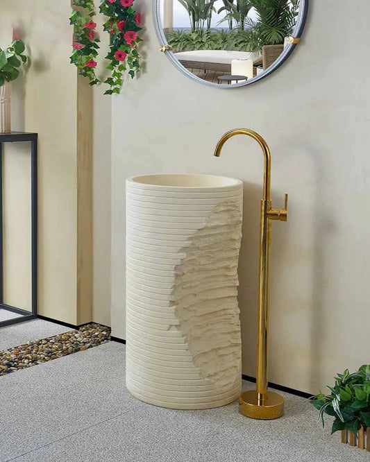 Marble laundry sink, courtyard sink, outdoor sink, countertop, villa sink, outdoor sink
