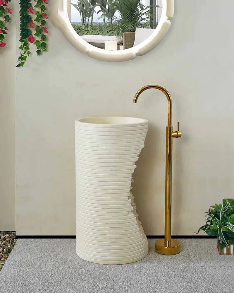 Marble laundry sink, courtyard sink, outdoor sink, countertop, villa sink, outdoor sink