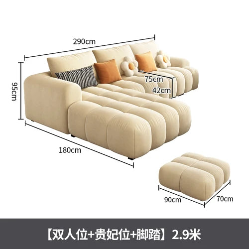 Massage Floor Living Room Sofa Sectional Couch Nordic Luxury Recliner Living Room Sofa Loveseat Woonkamer Banken Furnitures