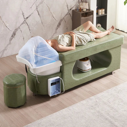 Massage head therapy bed, hair salon, beauty salon, hot water heater, constant temperature water circulation fumigation, Thai st