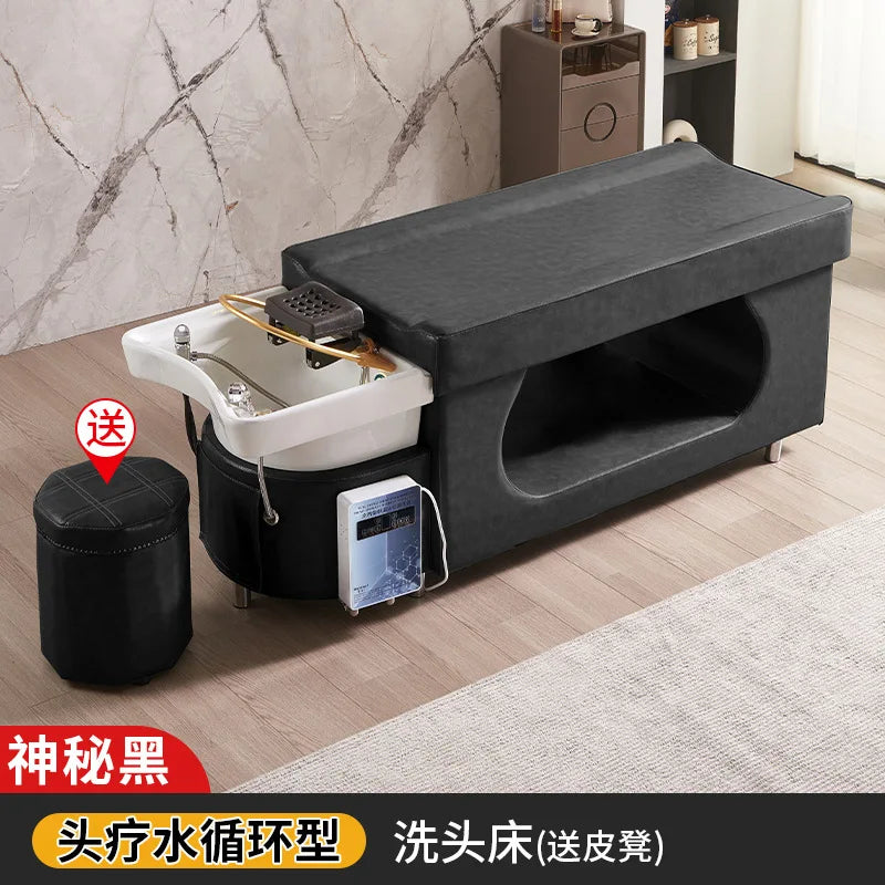 Massage head therapy bed, hair salon, beauty salon, hot water heater, constant temperature water circulation fumigation, Thai st