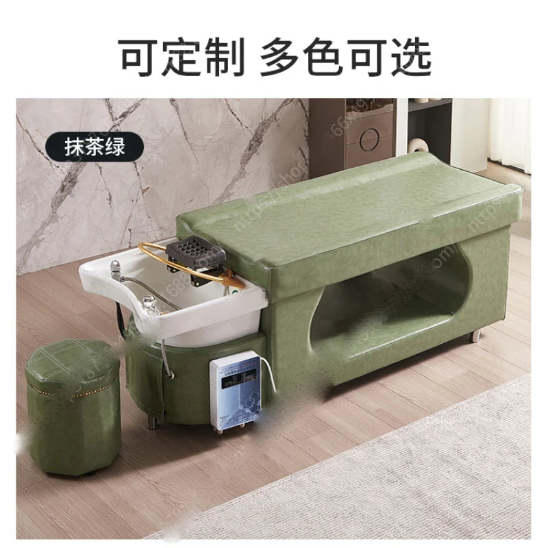 Massage head therapy bed, hair salon, beauty salon, hot water heater, constant temperature water circulation fumigation, Thai st