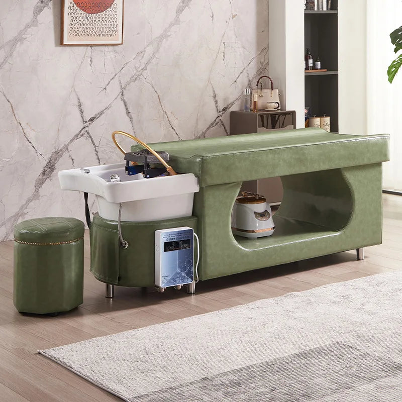 Massage head therapy bed, hair salon, beauty salon, hot water heater, constant temperature water circulation fumigation, Thai st